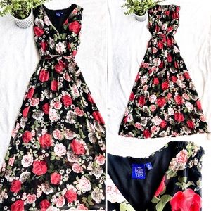 Disney Beauty & The Beast maxi floral dress, Med.